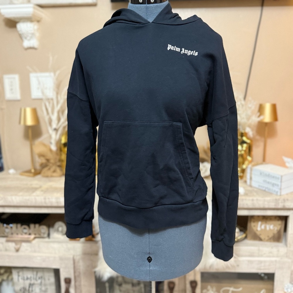 Palm Angels Kids Black Hoodie